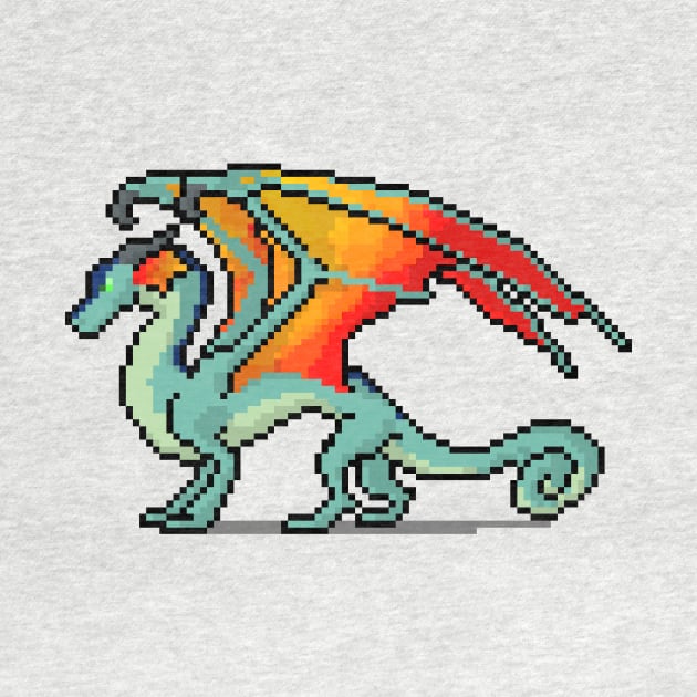 Glory Rainwing Pixel Art by IceOfWaterflock